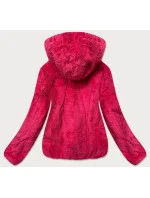 Dámska krátka červená bunda 2 v 1 (H1029-29)