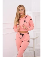 Sada s potlačou pištole marhuľová