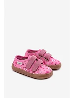 Dětské dívčí barefoot pantofle Růžové Saphira
