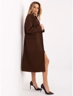 Kabát IT EN 80320.65 tmavohnedý Kabát IT EN 80320.65 tmavohnedý