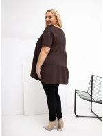 Blúzka RV BZ 7923 1.34P tmavohnedá