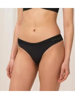 Dámske tangá Aura Spotlight High Leg string čierna - TRIUMPH