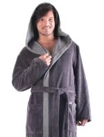 Pánsky župan Tampa duo s kapucňou 3959 antracit - Vestis