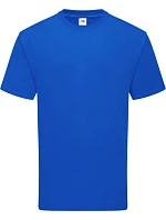 Tričko Fruit of the Loom Pure Cotton T z hrubej bio bavlny 16.1362, kráľovská modrá