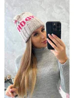 Dámska čiapka London K385 dark beige