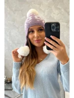 Dámske uši Balbina K381 svetlo fialová