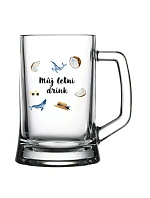 Personalizovaný pohár na pivo s letným mixom Personalizovaný pohár na pivo s letným mixom