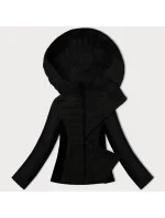 Dámska bunda z lepenej tkaniny J Style Black (16M9223-392) Dámska bunda z lepenej tkaniny J Style Black (16M9223-392)