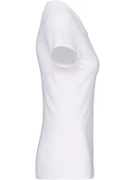 Kariban K 3015 Dámske elastické tričko s výstrihom do V 20.3015 biele Kariban K 3015 Dámske elastické tričko s výstrihom do V 20.3015 biele