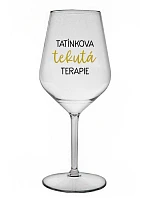 Daddy's Liquid Therapy - číry nerozbitný pohár na víno 470 ml