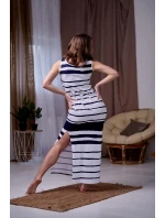 Dámske šaty Dress 0153 Biela/čierna - Effetto