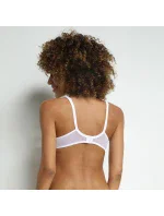 Dámska čipková podprsenka DIM GENEROUS BRODERIE UNDERWIRE BRA - DIM - biela Dámska čipková podprsenka DIM GENEROUS BRODERIE UNDERWIRE BRA - DIM - biela