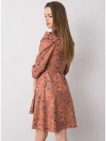 Šaty LK SK 508381.85P tmavo oranžová