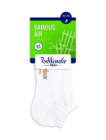 Krátke pánske bambusové ponožky BAMBUS AIR IN-SHOE SOCKS - Bellinda - biela