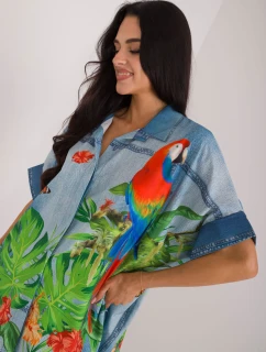 Košeľa DHJ KS 19007.32 modrá