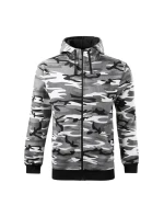 Pánska mikina Camo M MLI-C1932 sivá - Malfini Pánska mikina Camo M MLI-C1932 sivá - Malfini