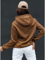 Dámska mikina BASIC hnedá FashionStreet BY1328