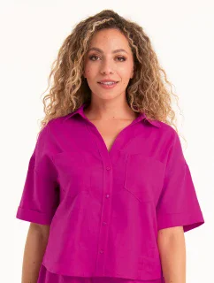 Štýl Kitts blúzka 8160 passion pink - RosaFaia