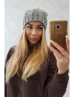 Fleecová čiapka Sonia K201 tmavo šedá