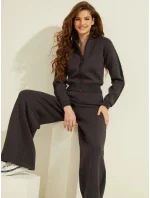 Dámska mikina na zips O1YA00KAMN2 - JBLK - Čierna - Guess Dámska mikina na zips O1YA00KAMN2 - JBLK - Čierna - Guess