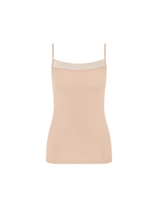 Dámske tričko Feel of Modal Spaghetti Top - YELLOW - beige 0026 - TRIUMPH