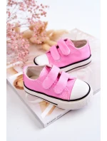 Dziecięce Trampki Na Rzepy Różowe Bernie