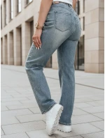 Dámske džínsové nohavice so širokými nohavicami LOSSLEG modré FashionStreet UY2672
