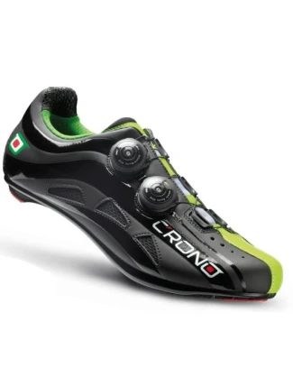 CRONO cestná obuv FUTURA 2 black-green 43.5 CRONO cestná obuv FUTURA 2 black-green 43.5