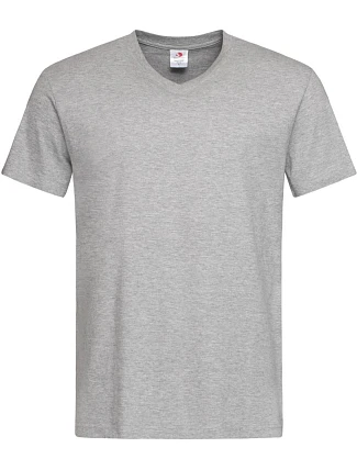 Stedman Classic-T Tričko s výstrihom do V 05.2300 šedá melírovaná