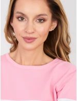 Mikina RV BL 5787.15X sivo-ružová