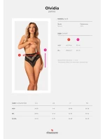 Zmyselné nohavičky Olvidia panties - Obsessive