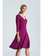 Dámske šaty M709 fuchsiové - Figl