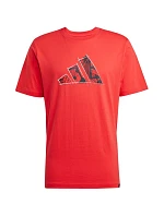 Pánske tričko adidas Logo Graphic red JJ3934 pánske