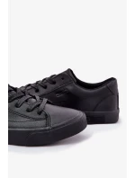 Pánske nízke tenisky z ECO kože Big Star - čierne