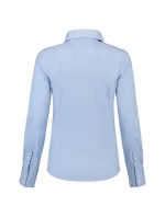 Priliehavá blúzková košeľa modrá
