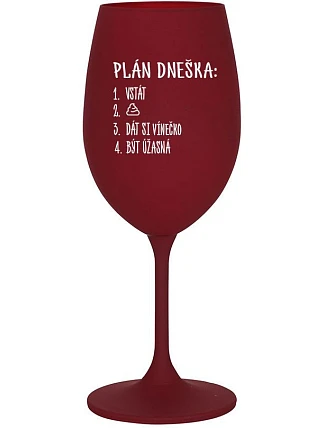 DENNÝ PLÁN - RISE - burgundský pohár na víno 350 ml
