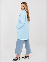 Dámsky kabát IT EN FL8153 1.06 light blue - Rue Paris Dámsky kabát IT EN FL8153 1.06 light blue - Rue Paris