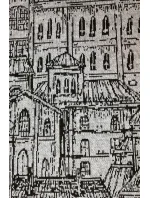 Teplý dámsky prehoz s kapucňou, vreckami a vzorom "mesto" model 6376504 Teplý dámsky prehoz s kapucňou, vreckami a vzorom "mesto" model 6376504