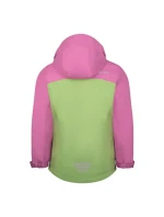 Dievčenská nepremokavá bunda Bryggen 3v1 Teal/Pistachio Green/Wild Rose (419-242)