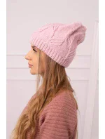 Majka dámska čiapka K376 powder pink
