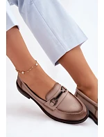 Dámske kožené mokasíny Vinceza Beige Dámske kožené mokasíny Vinceza Beige