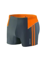 Plavecké boxerky 384 sivo-oranžové - Sesto Senso Plavecké boxerky 384 sivo-oranžové - Sesto Senso