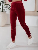 Dámsky vínový velúrový set SO COMFY FashionStreet AY0887