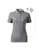 Dámske polo tričko Reserve (tmavosivá melanž (značka))