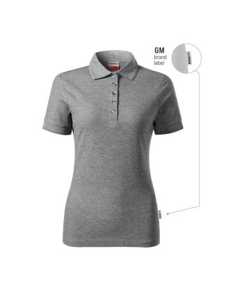 Dámske polo tričko Reserve (tmavosivá melanž (značka))