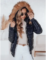Dámska zimná bunda s kapucňou MELANI navy blue FashionStreet TY4487