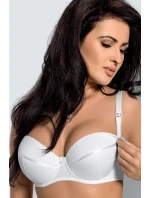 Dámska dojčiace podprsenka MK-01 Ana white - Gorsenia Dámska dojčiace podprsenka MK-01 Ana white - Gorsenia