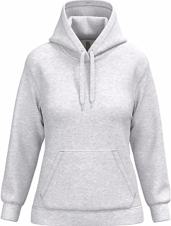 Kariban K 473 Dámska mikina s kapucňou 20.K473 ash heather