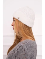 Tenká čiapka Oliwia K252 ecru
