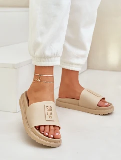 Dámske papuče Big Star LL274A210 Beige